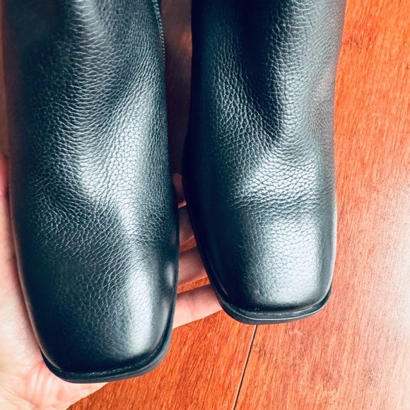 Paul green Nirvana square toe block heels ankle zip up bootie black Au 5 US 7.5 - Picture 7 of 11